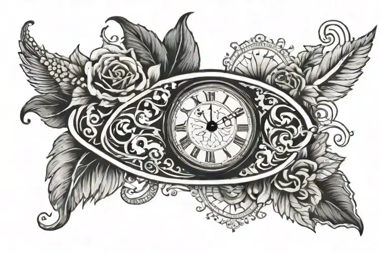 Arm Band With Clock Face