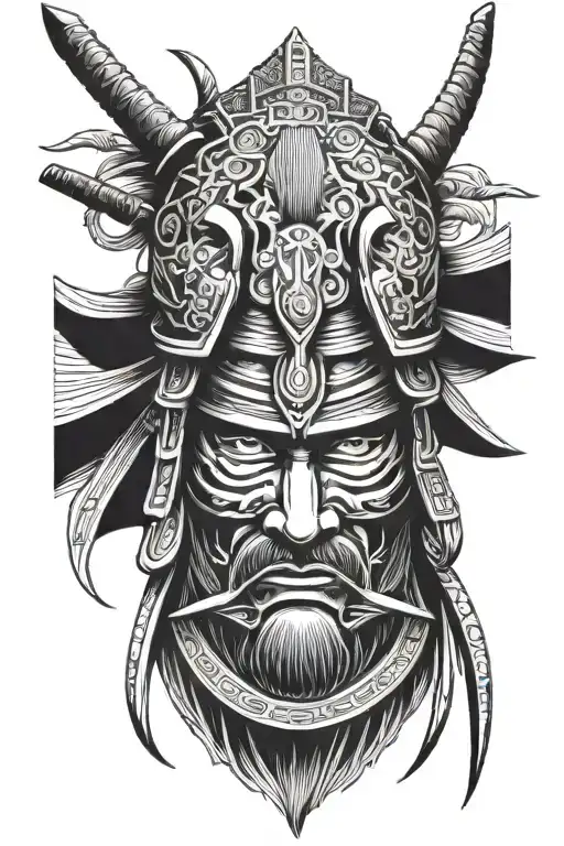 Mascaras Samurai Warrior
