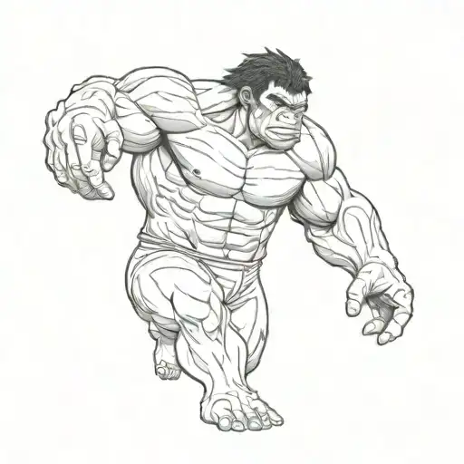 A Hulk And A Gorilla