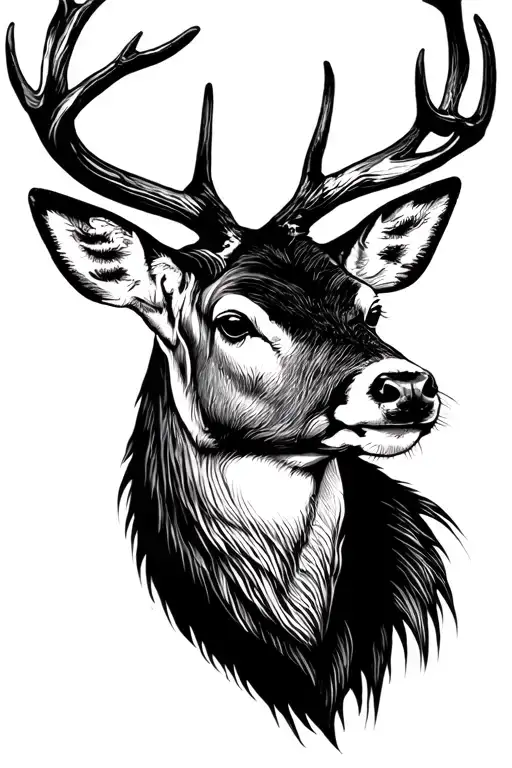 The Head Of A Deer