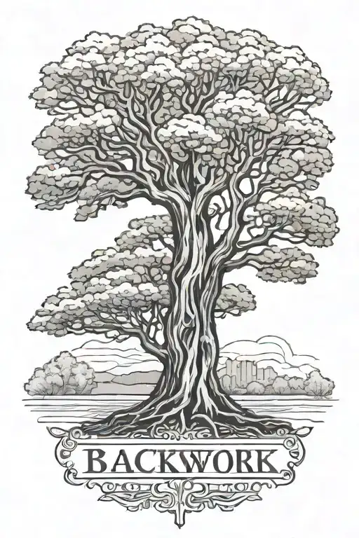 Tree With Name And Date