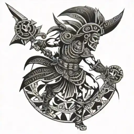 Mexico Aztecs Warrior