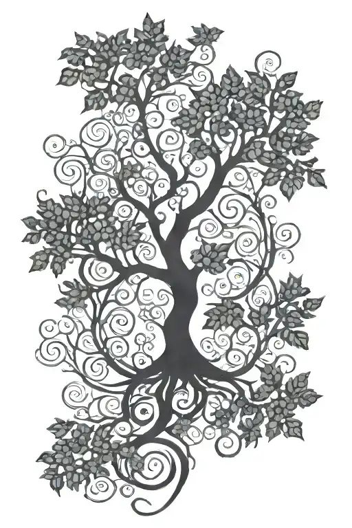 Tree Of Life Vine Thin Long