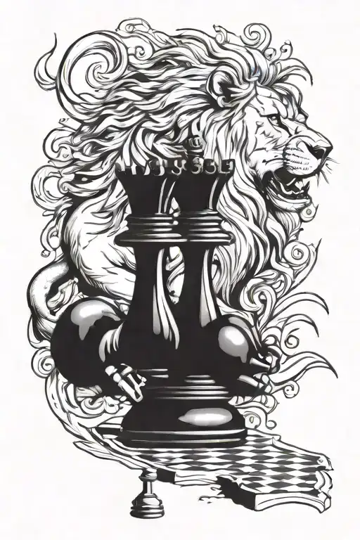 Chess & Lion Roaring