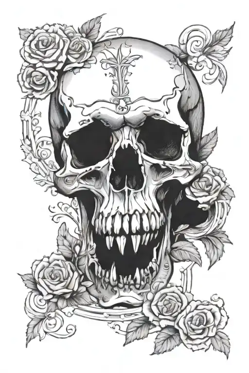 Skull Memento Mori Memento Vivere