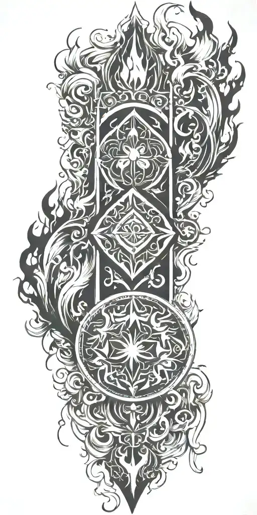 Add Flames To The Bottom Half