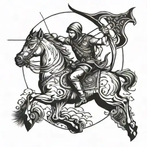 Sagittarius Archer Riding