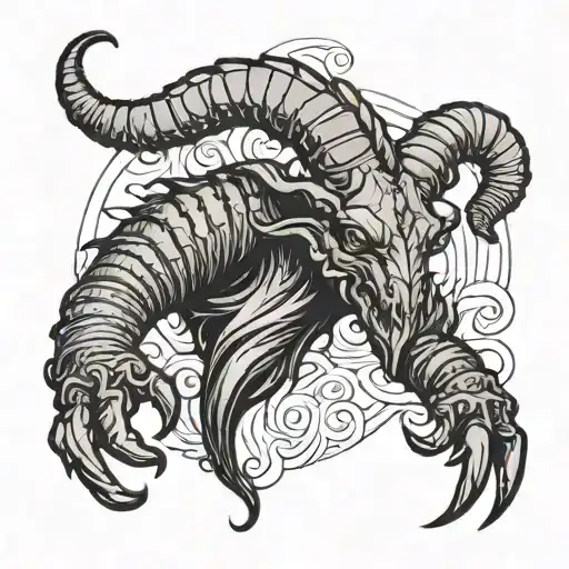 Aries With A Scorpion Tail With Angry And Calm Character Traits