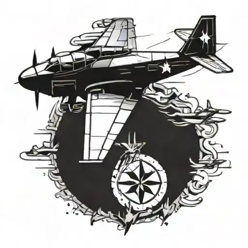 Military Aircraft Flying