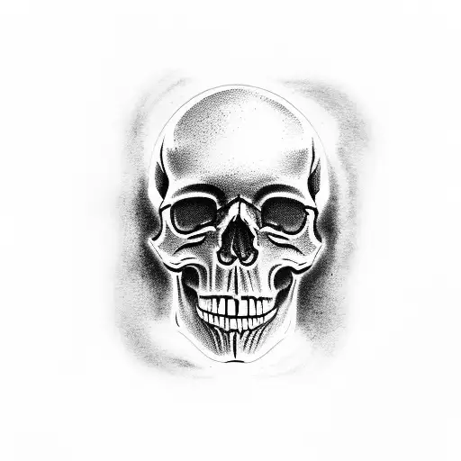 Realistic Skull Darkart