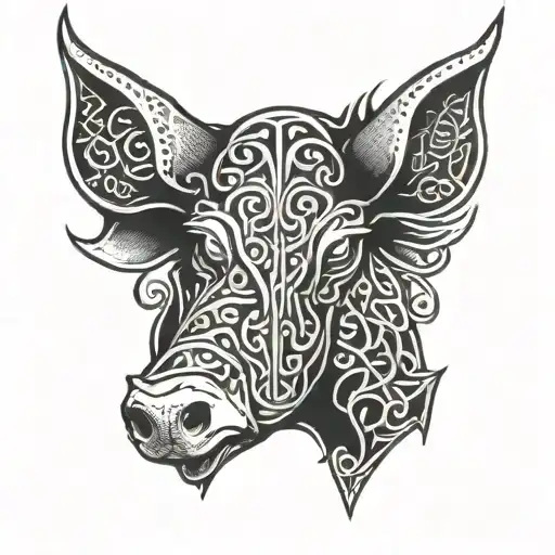 Celtic Boars Head