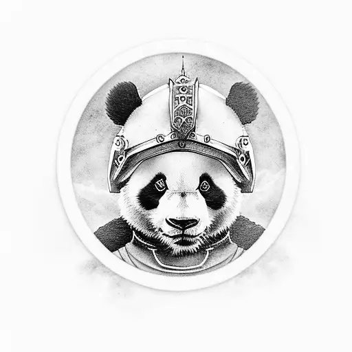 Panda In Armor