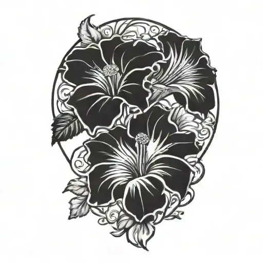 Carnations And Morning Glory Flowers