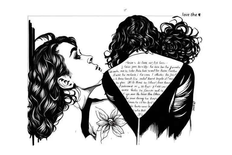 The Man Who Plays The Back Of Writing The Back Of The Man I Love The Visual Of The Woman I Love