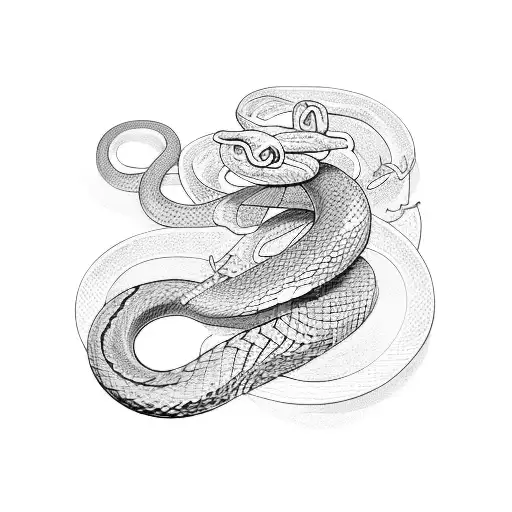 Snake Eating His Tail