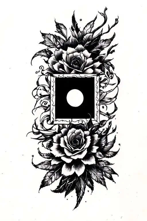 Tattoo Over Big Black Square