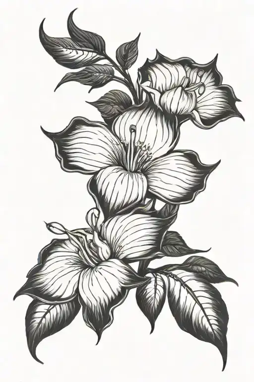 Moon Flower Blooming