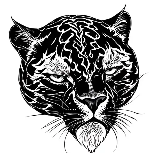 Japan Style Black Panther