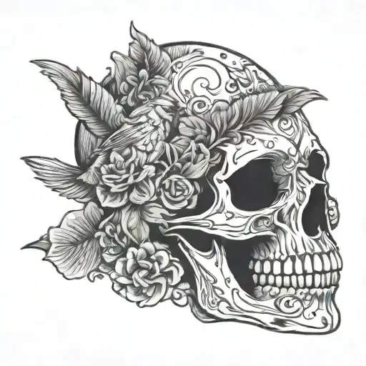 Cardinal Spirit Animal Skull