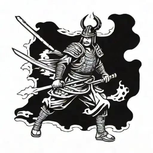 Samurai Warrior Standing