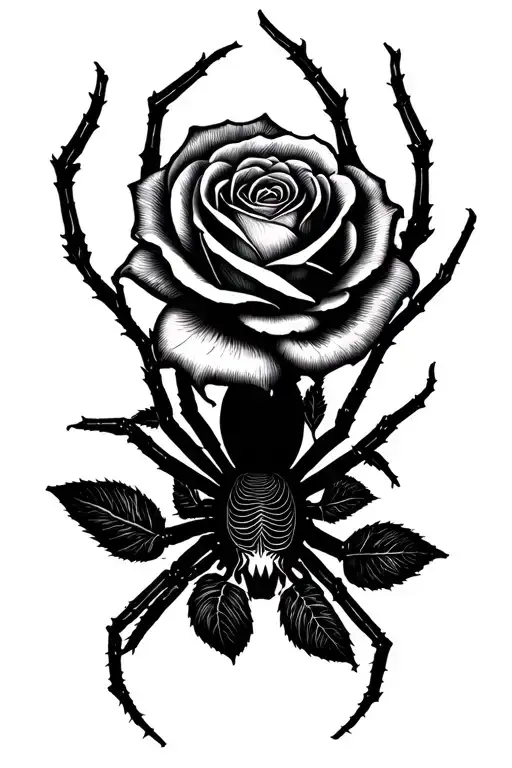 Spider And A Rose