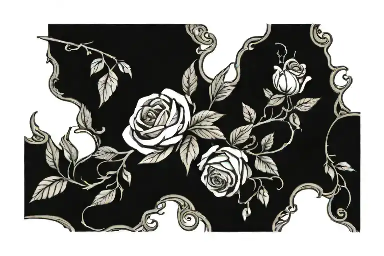 Roses And Sage Vine Wrapping