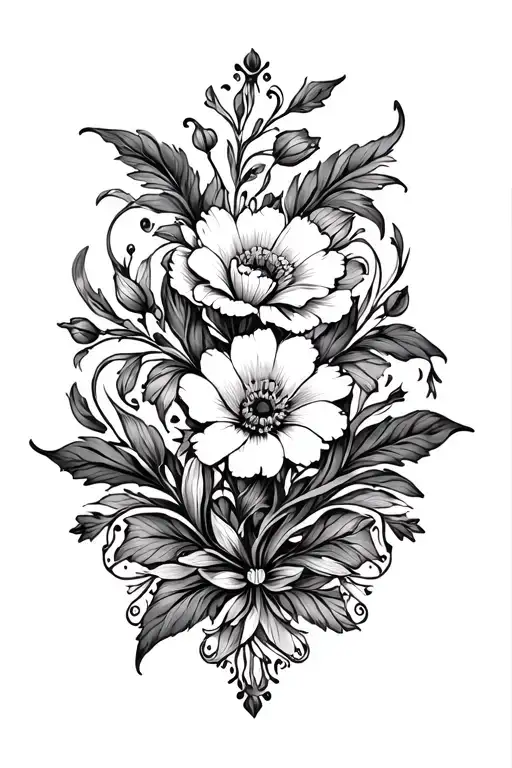 Floral Ornament And Form