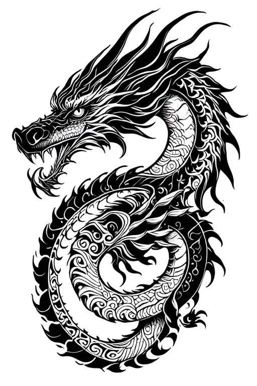 Dragon And Maori