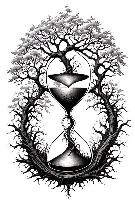 Tree Forming Hourglass