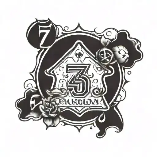 Number 7 & Spade Ace & Mom & Whiskey &Fc Barcelona