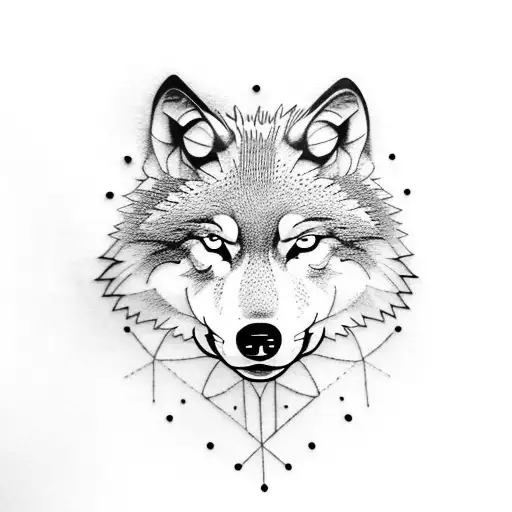 Wolf Inside A Mandala Forearm