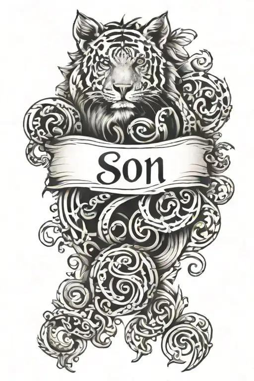 Son Name Written Inside