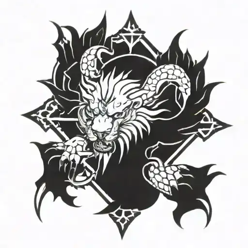 Manticore Priest Blood Crown Cross