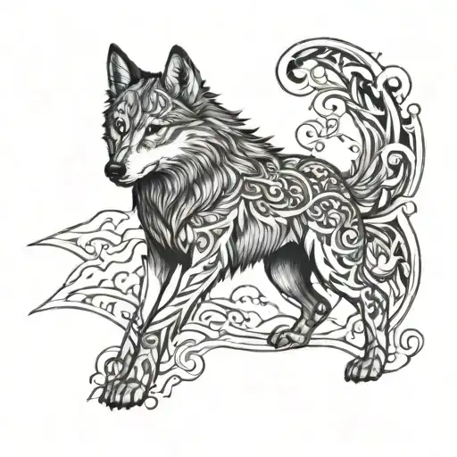 Chihauhau Cross With Stark Wolf