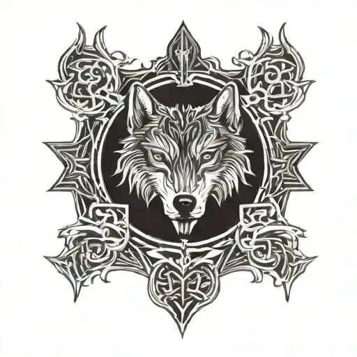 Wolf In Kongfoo Logo