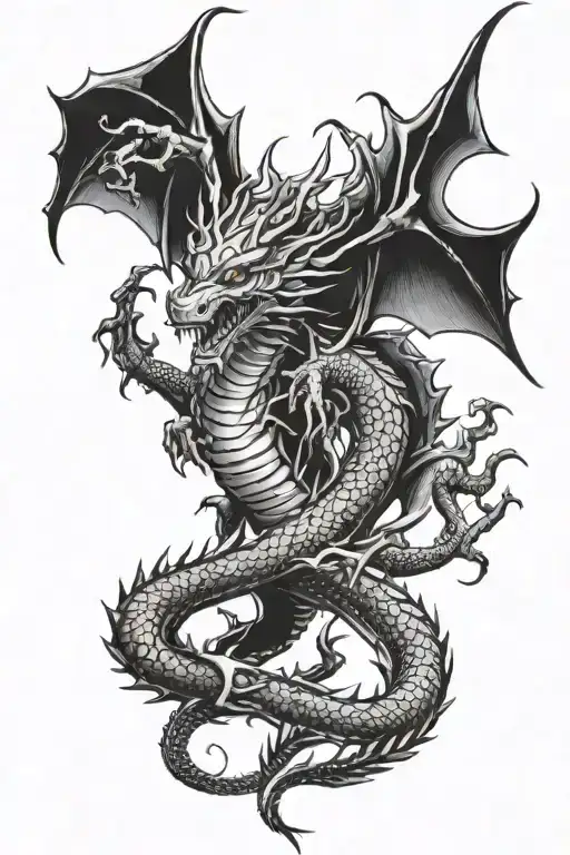 Lighting Coming Out Of Dragon