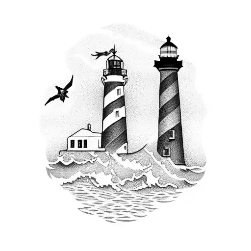 Lighthouse At The Beach