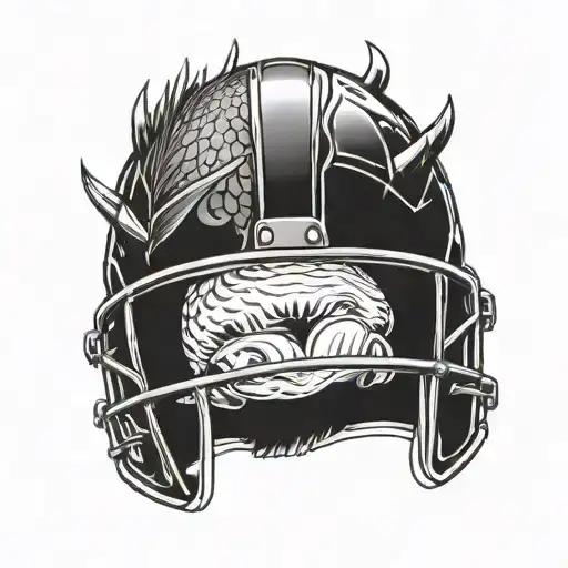 American Football Beast Helmet