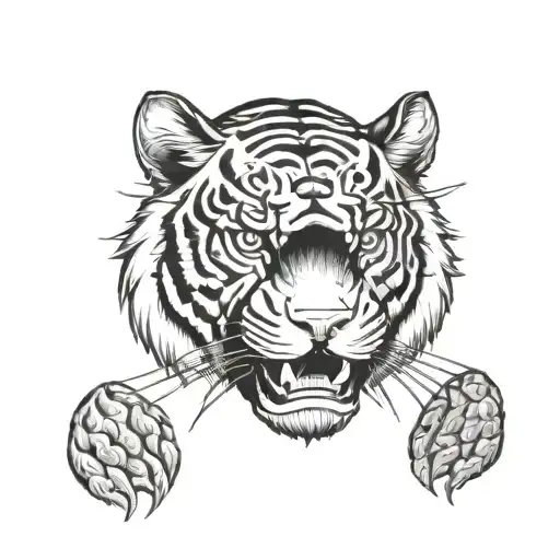 Irezumi Tiger Chest Piece