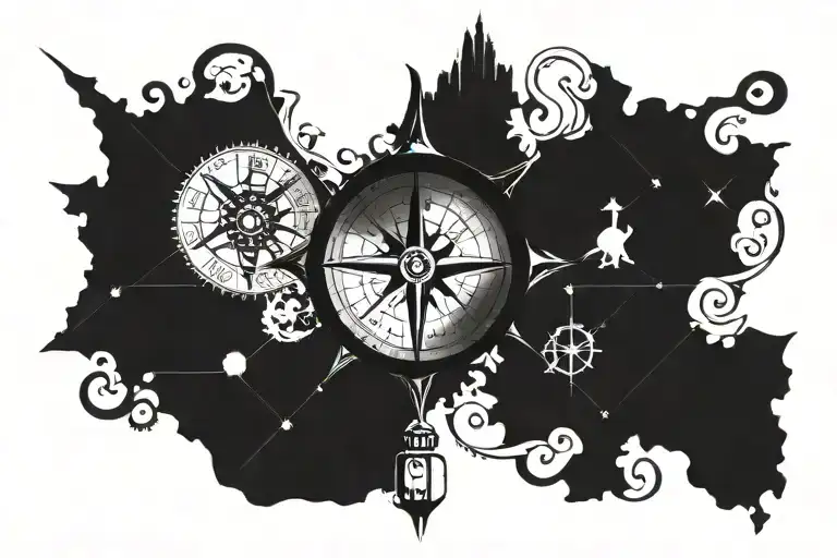 Discworld Compass Intricate