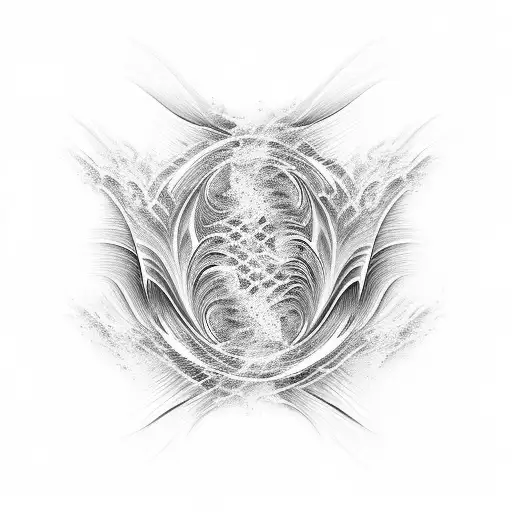 Fire Flames Morphing Into Water Waves