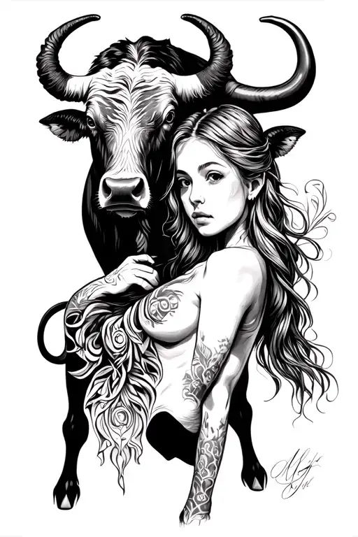 Girl Lifted Big Bull On Her Shoulder