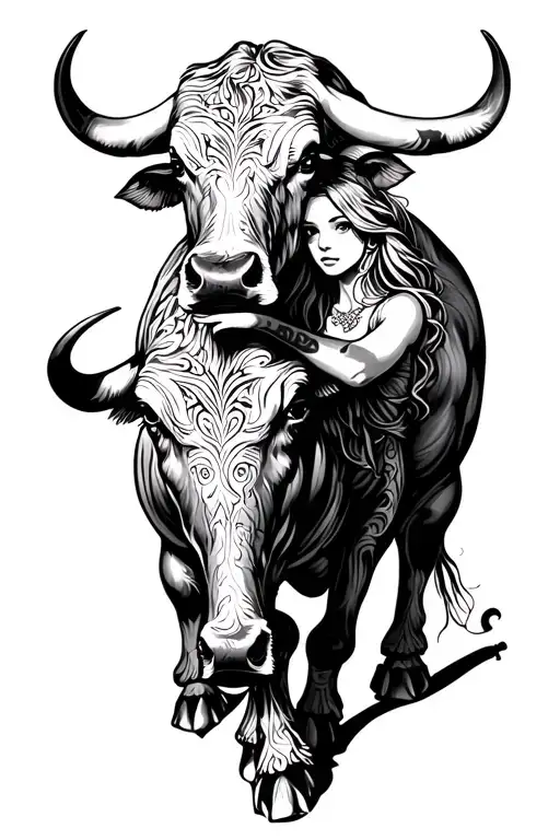 Girl Lifted Big Bull On Her Shoulder