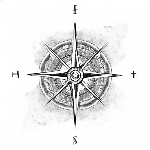 Tentacles With A Compass And Water