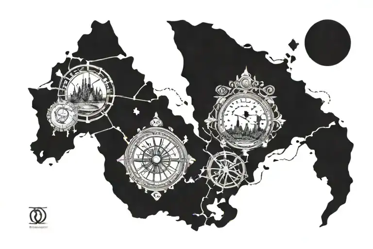Travel Tattoo Design Inspired