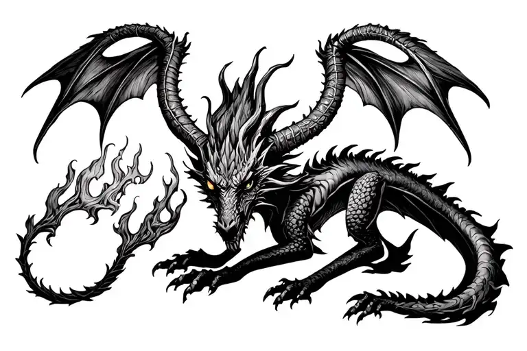 Baphomet Fire Dragon