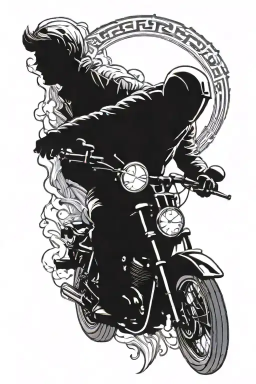 Father And Son Motorcycle