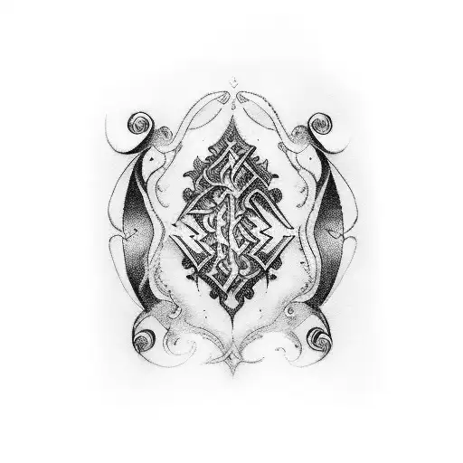 333 In Gothic Lettering