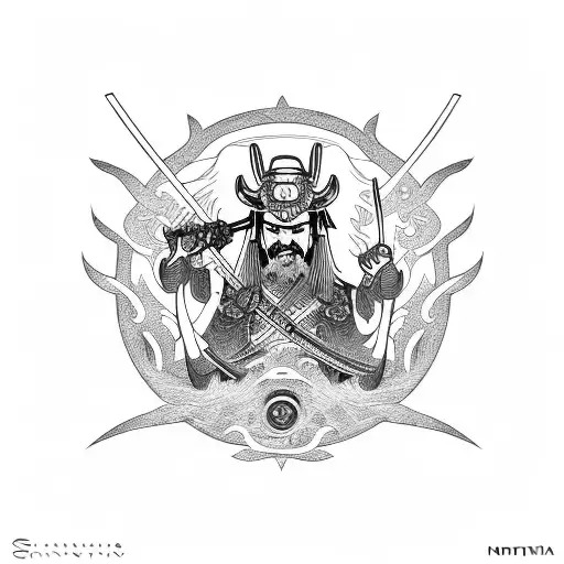 Samurai Flames Forest