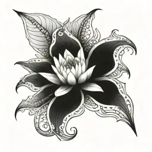 Dragon Water Lily Flower